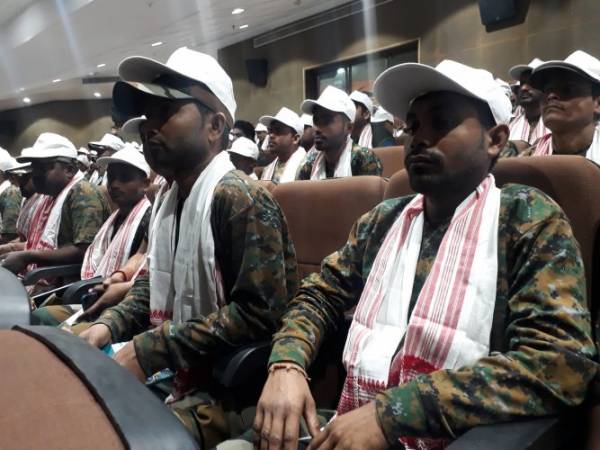 644 militants surrender with 177 arms in Assam 644 militants surrender with 177 arms in Assam