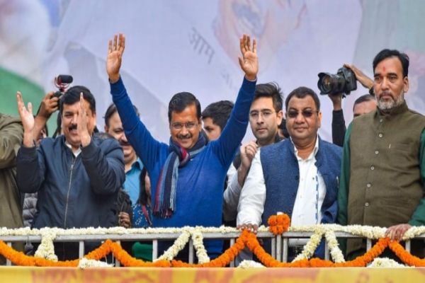 AAP sails to victory on Delhi Assembly seats rocked by anti-CAA protests AAP sails to victory on Delhi Assembly seats rocked by anti-CAA protests