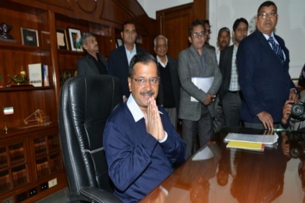 Arvind Kejriwal takes charge as Delhi Chief Minister Arvind Kejriwal takes charge as Delhi Chief Minister