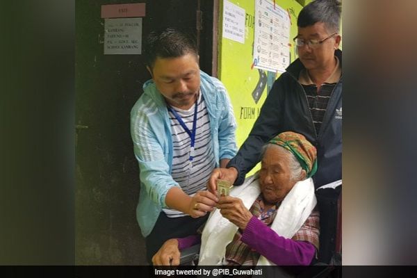 Assembly Elections 2019: 107-Year-Old Sumitra Rai Turns Up To Vote In Sikkim News Image