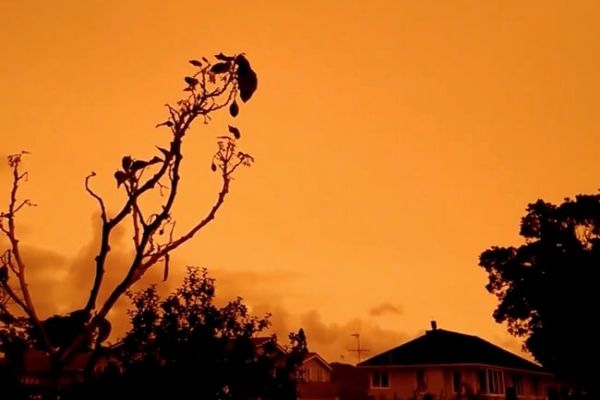 Australia Bushfire Turns New Zealand's Skies Bright Orange Australia Bushfire Turns New Zealand's Skies Bright Orange