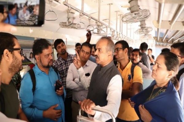 Bengaluru MP pushes for suburban train services in city News Image