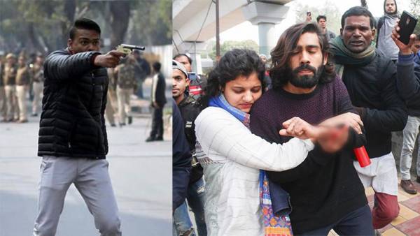 Bullet fired at anti-CAA protesters in Jamia University, one hurt Bullet fired at anti-CAA protesters in Jamia University, one hurt