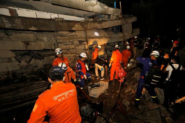 Cambodia building collapse kills 36 people, injures 23 others Cambodia building collapse kills 36 people, injures 23 others