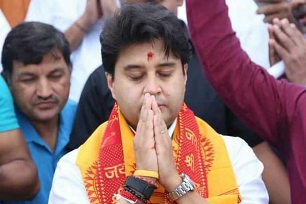 Congress Expels Jyotiraditya Scindia For Congress Expels Jyotiraditya Scindia For