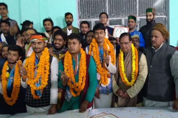 Congress Wins All 4 Seats In Students' Union Elections In Varanasi Congress Wins All 4 Seats In Students' Union Elections In Varanasi