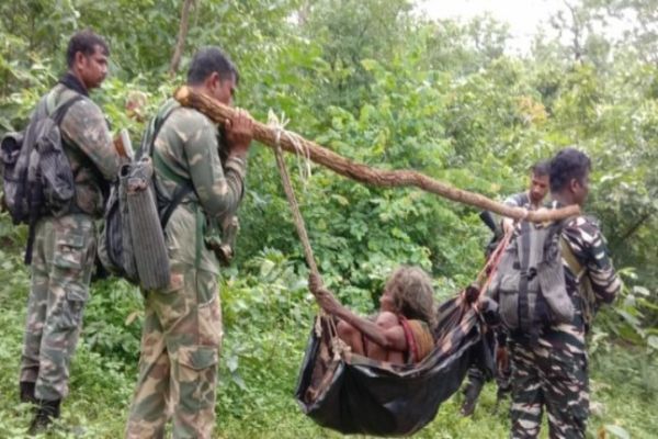 CRPF rescues 70-year-old woman lost inside Odisha forest for 3 days News Image