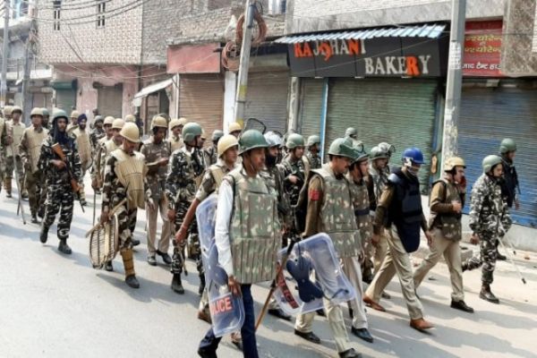 Delhi violence: Large deployment of security forces, situation under control Delhi violence: Large deployment of security forces, situation under control