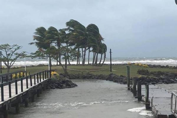 Fiji cyclone leaves two missing, 119 in emergency shelter Fiji cyclone leaves two missing, 119 in emergency shelter