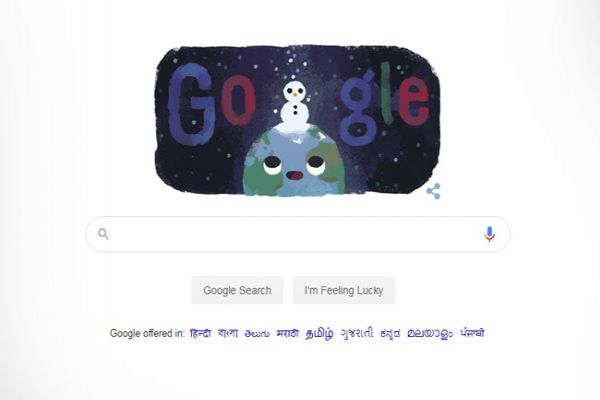 Google Marks Winter Solstice, Shortest Day, Longest Night Of The Year, With A Doodle Google Marks Winter Solstice, Shortest Day, Longest Night Of The Year, With A Doodle