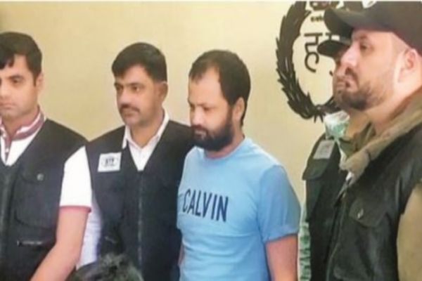 Haryana Police arrests gangster Raju Basodi from IGI Airport Haryana Police arrests gangster Raju Basodi from IGI Airport