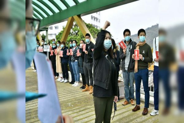 Hong Kong shuts most China crossings over virus as medics strike Hong Kong shuts most China crossings over virus as medics strike