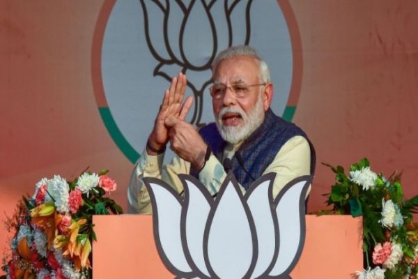 In first Delhi poll rally, PM Modi comes out all guns blazing In first Delhi poll rally, PM Modi comes out all guns blazing