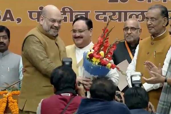 JP Nadda replaces Amit Shah as BJP president JP Nadda replaces Amit Shah as BJP president