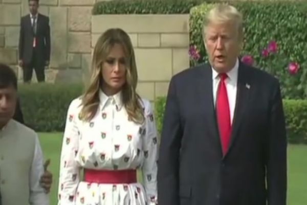 Melania and Donald Trump coordinate clothes on Day 2 of India visit Melania and Donald Trump coordinate clothes on Day 2 of India visit