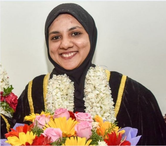 Mysuru gets first Muslim woman Mayor Mysuru gets first Muslim woman Mayor