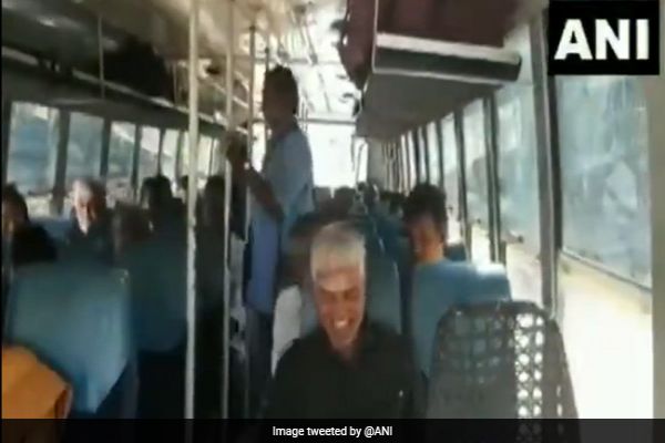 No Petrol For Government Cars Over Dues, Puducherry Minister Takes Bus No Petrol For Government Cars Over Dues, Puducherry Minister Takes Bus
