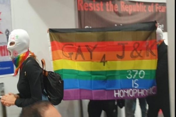 Not with RSS, BJP: Gay rights activists who disrupted SOAS meet on Article 370 News Image