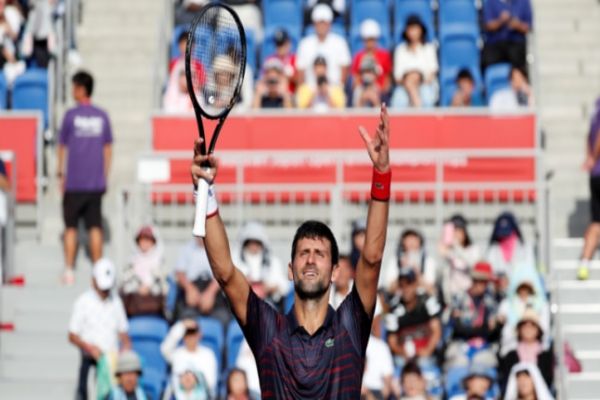 Novak Djokovic edges past Lucas Pouille to reach Japan Open semifinals News Image
