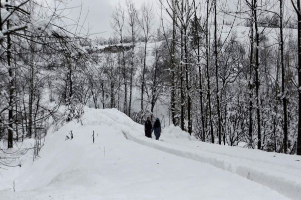 Over 5000 vehicles stranded as JK highway remains shut Over 5000 vehicles stranded as JK highway remains shut