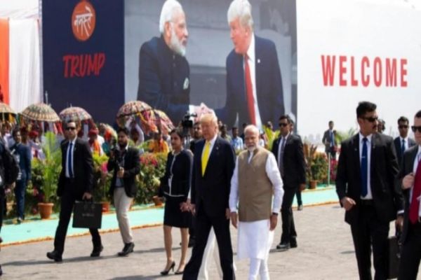 Protests in Bhopal, Indore against Trump's visit Protests in Bhopal, Indore against Trump's visit