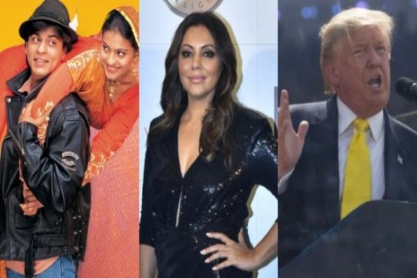 Shah Rukh should make DDLJ 2: Gauri on Trump's DDLJ mention in Ahmedabad speech Shah Rukh should make DDLJ 2: Gauri on Trump's DDLJ mention in Ahmedabad speech
