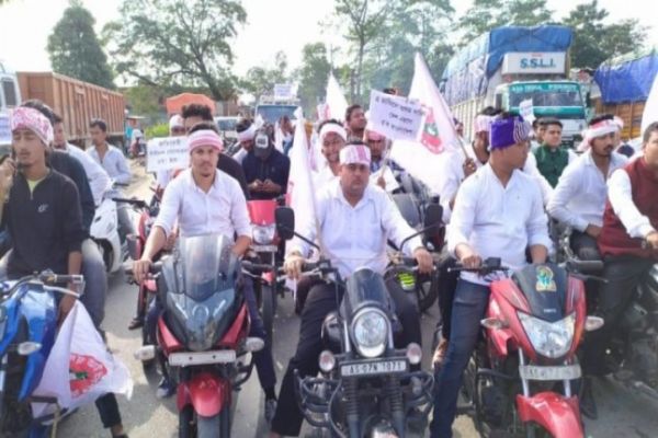 Students' protest opposing Citizenship (Amendment) Bill intensifies in Assam News Image