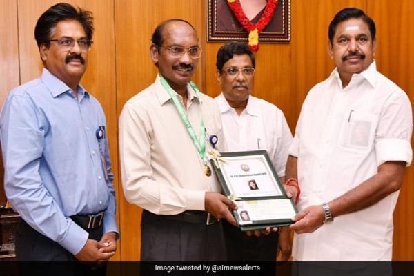 Tamil Nadu Honours ISRO Chief K Sivan With APJ Abdul Kalam Award News Image
