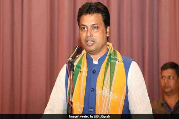 Tripura's Per Capita Income Set To Cross National Average: Biplab Deb Tripura's Per Capita Income Set To Cross National Average: Biplab Deb