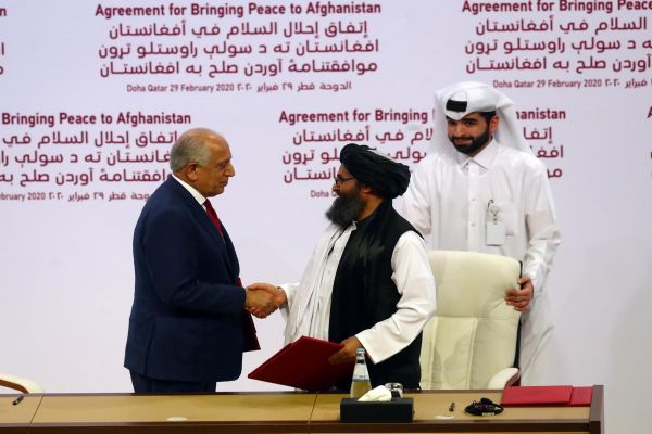 U.S.-Taliban sign historic troop withdrawal deal in Doha U.S.-Taliban sign historic troop withdrawal deal in Doha