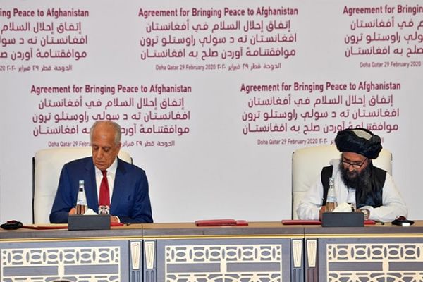 US Signs Peace Deal With Taliban, To Withdraw Forces Within 14 Months US Signs Peace Deal With Taliban, To Withdraw Forces Within 14 Months